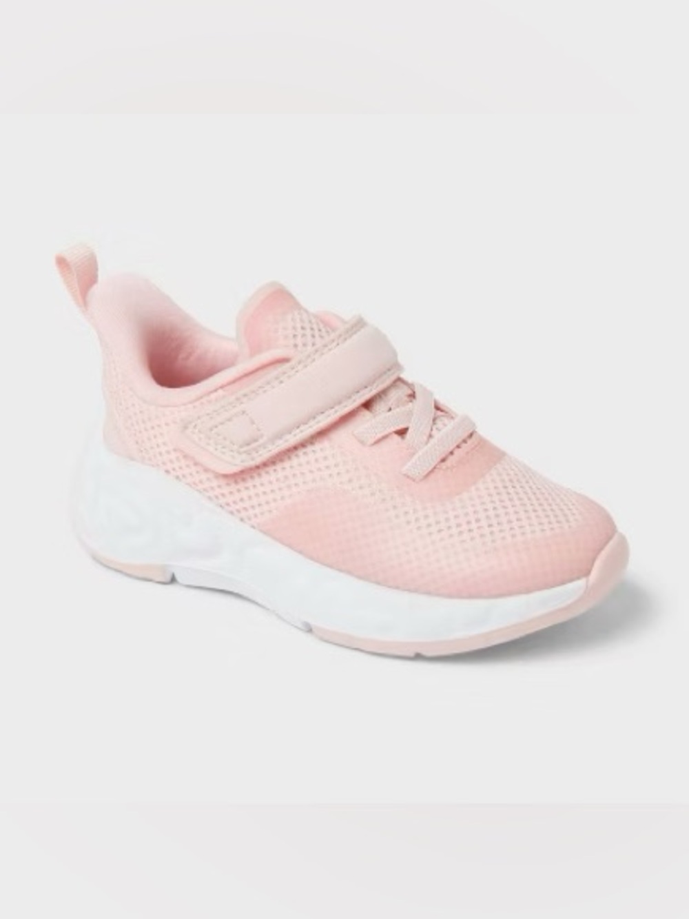 all in motion Pink Mesh Hook-and-Loop Kids Sneakers Sz 5 (Toddler)